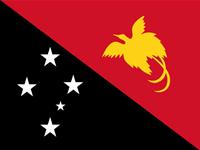 Flag of Independent State of Papua New Guinea