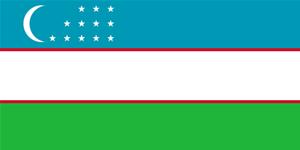 Flag of Republic of Uzbekistan