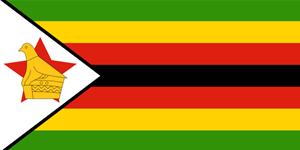 Flag of Republic of Zimbabwe